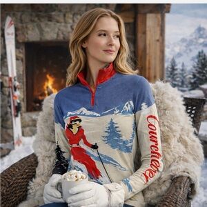 Neve Women's Orange Cowl & Turtleneck Sweater - M